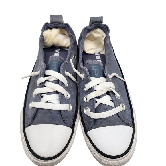 Converse All Star Gray Slip-On Womens Sneakers Size 6 - Picture 3 of 7